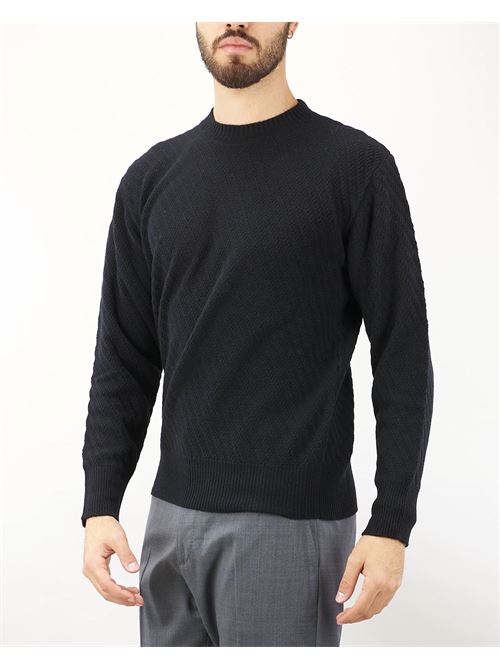 Jacquard wool sweater Paolo Pecora PAOLO PECORA | Sweater | A048F0049000